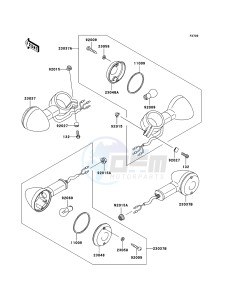 ELIMINATOR 125 BN125A6F GB XX (EU ME A(FRICA) drawing Turn Signals