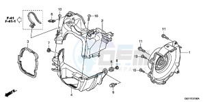 NSC50WHC drawing SHROUD/FAN COVER