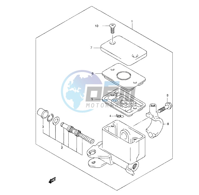 FRONT MASTER CYLINDER