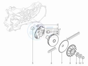 Typhoon 50 2t e3 (CH) Switserland drawing Driving pulley