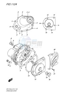 DR-Z125L EU drawing CRANKCASE COVER