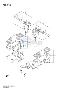 VL800 (E3-E28) VOLUSIA drawing FOOTREST