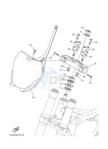 YZ125 (1SR8 1SR8) drawing STEERING