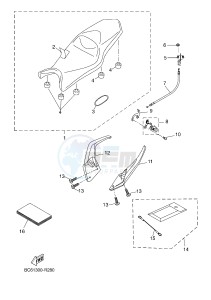 MTT690-U MT-07 TRACER TRACER 700 (BC62 BC62 BC62 BC62 BC62) drawing SEAT