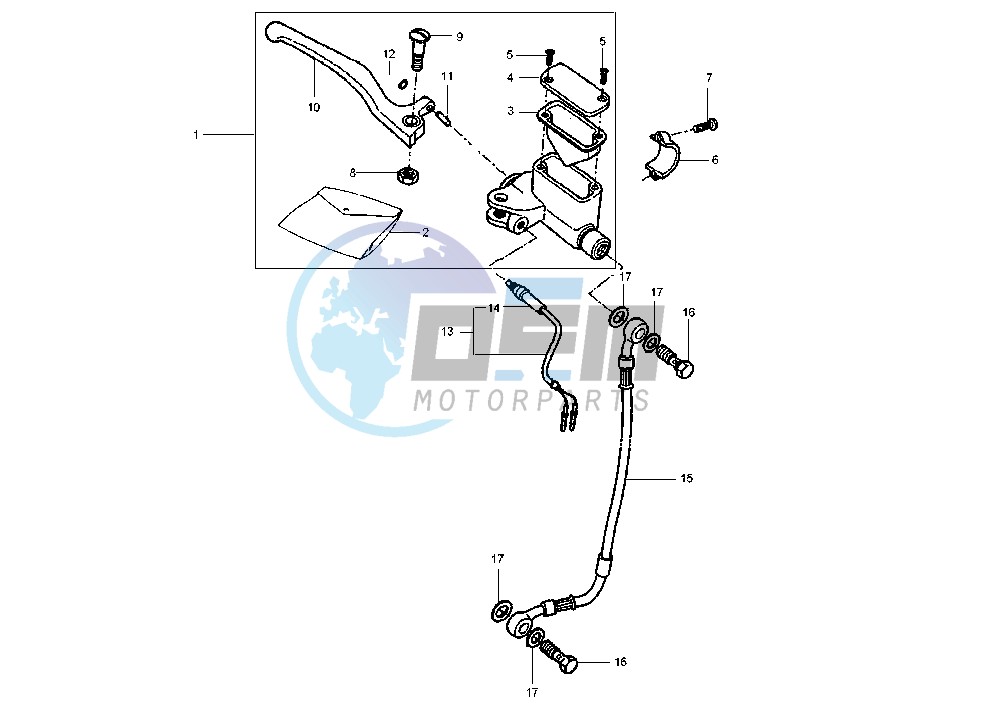 FRONT MASTER CYLINDER