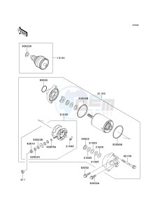 JS 750 C [SXI PRO] (C1-C5) [SXI PRO] drawing STARTER MOTOR