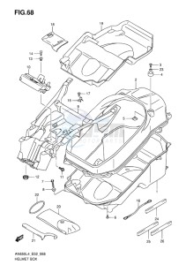 AN650Z ABS BURGMAN EXECUTIVE EU drawing HELMET BOX