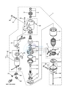 Z200PETOL drawing STARTING-MOTOR