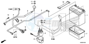 TRX500FA5G TRX500FA Europe Direct - (ED) drawing BATTERY