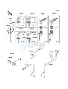 KVF360 KVF360B6F EU drawing Ignition Switch