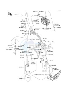 VN 2000 J [VULCAN 2000 CLASSIC LT] (8F-9F) J8F drawing FUEL EVAPORATIVE SYSTEM-- CA- -