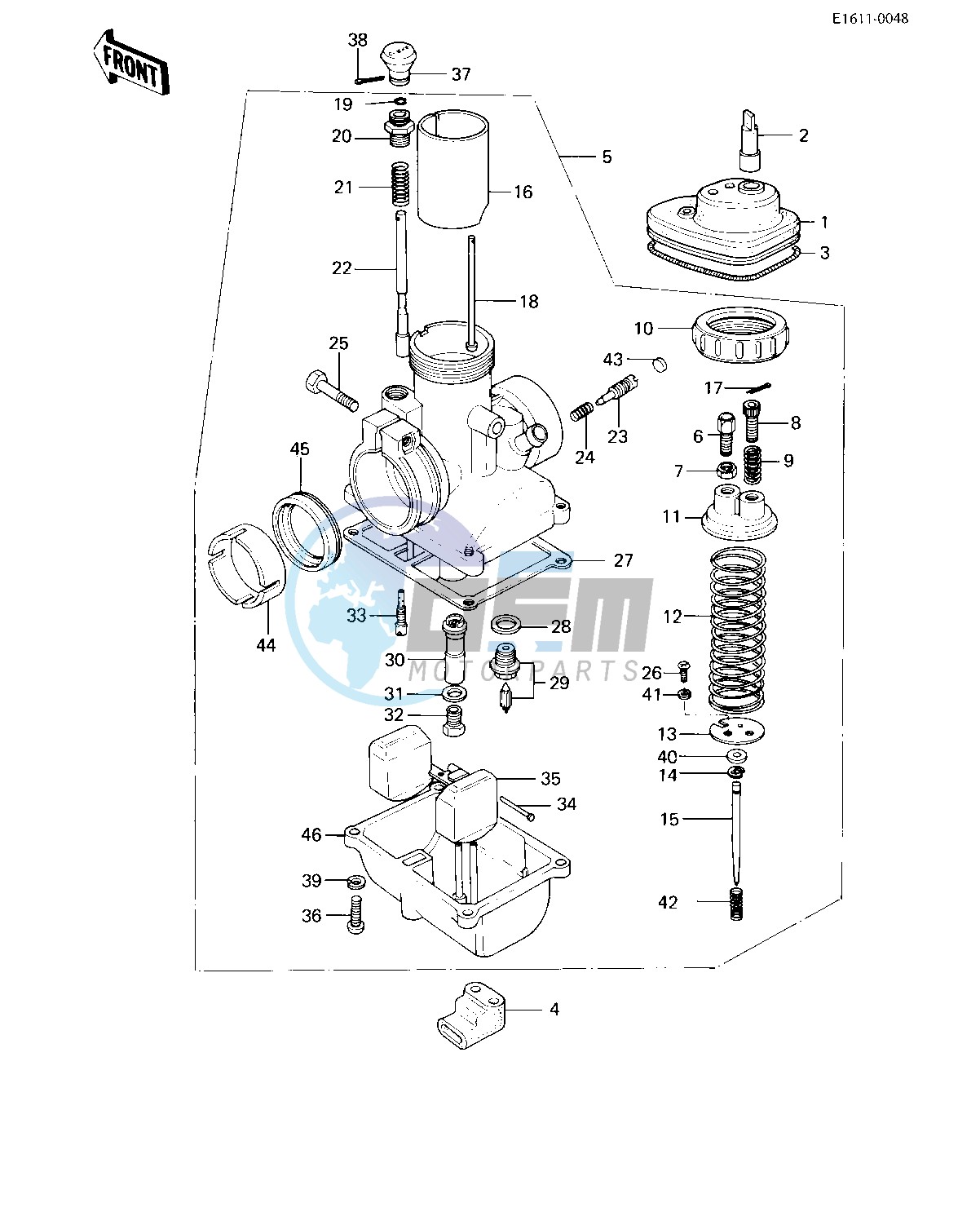 CARBURETOR -- KM100-A6_A7- -