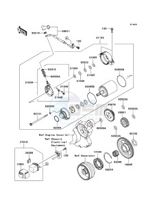 KLX450R KLX450ACF EU drawing Starter Motor