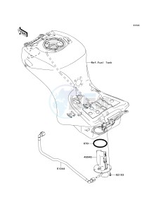 ZX 1400 A [NINJA ZX-14] (A6F-A7FA) A7FA drawing FUEL PUMP