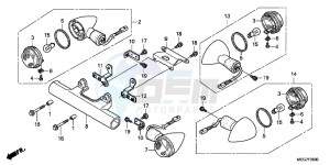 VT750CSC drawing WINKER (VT750C2B/ CS/ C/ CA)