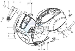 LX 50 4T U.S.A. drawing Bodywork