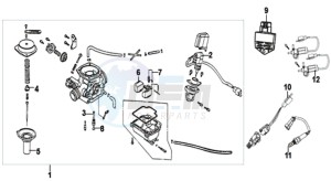 SYMPHONY ST 50 L5-L6 drawing CARBURATOR