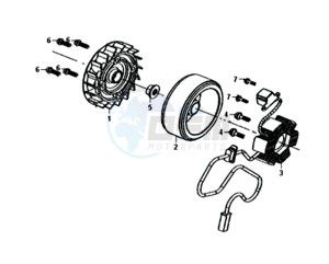 ORBIT III 50 45KMH (L8) EU drawing MAGNETO / FLYWHEEL