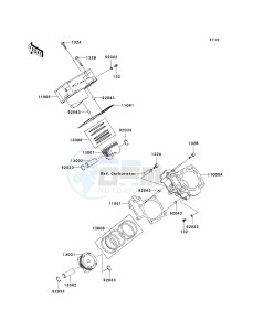 KVF 750 B (BRUTE FORCE 750 4X4I) (B6F-B7FA) B7FA drawing CYLINDER_PISTON-- S- -