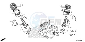 VT750C2SE Shadow - VT750C2S-E UK - (E) drawing CRANKSHAFT