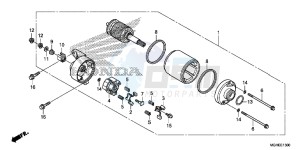 VFR1200XDE CrossTourer - VFR1200X Dual Clutch 2ED - (2ED) drawing STARTING MOTOR