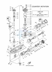 FL150BETX drawing PROPELLER-HOUSING-AND-TRANSMISSION-3