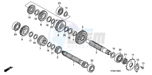 TRX90XC TRX90 ED drawing TRANSMISSION