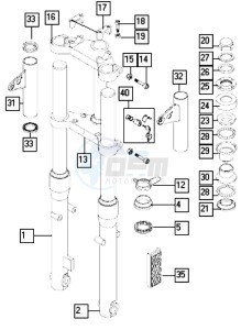 SPORT-R_K7 50 K7 drawing Front fork