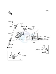 ZZR1400 ABS ZX1400JGF GB XX (EU ME A(FRICA) drawing Handlebar