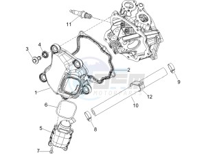 Carnaby 250 4t ie e3 drawing Cylinder head cover