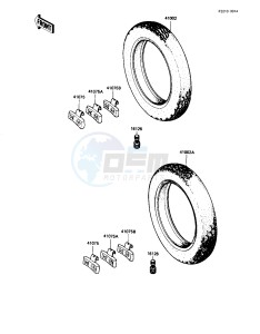 KZ 1100 L [LTD SHAFT] (L1) [LTD SHAFT] drawing TIRES