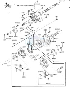 KLF 185 A [BAYOU 185] (A1-A1A) [BAYOU 185] drawing REAR HUB_BRAKE -- -F_NO.012886- -