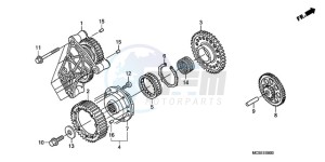 ST13009 UK - (E / MKH MME) drawing STARTING CLUTCH