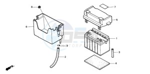 SH75D drawing BATTERY