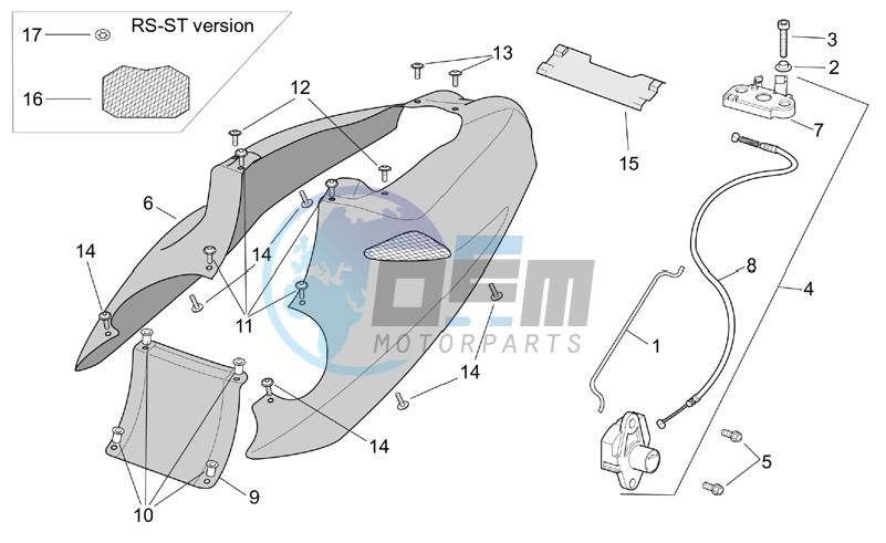 Rear body - Rear fairing