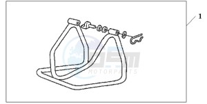 CB600FA9 France - (F / ABS CMF 25K) drawing MAINTENANCE STAND