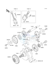 VN 1500 N [VULCAN 1500 CLASSIC FI] (N1-N3) [VULCAN 1500 CLASSIC FI] drawing CRANKSHAFT