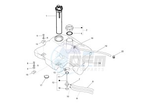 LXV 50 2T drawing Fuel Tank