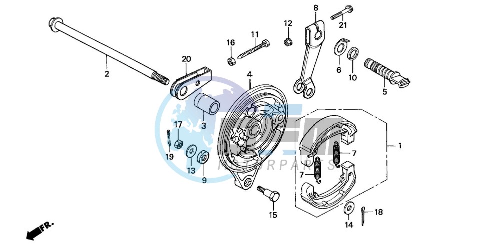 REAR BRAKE PANEL