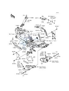 ER-6F EX650ECF XX (EU ME A(FRICA) drawing Frame Fittings