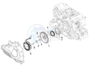 GP 800 drawing Flywheel magneto