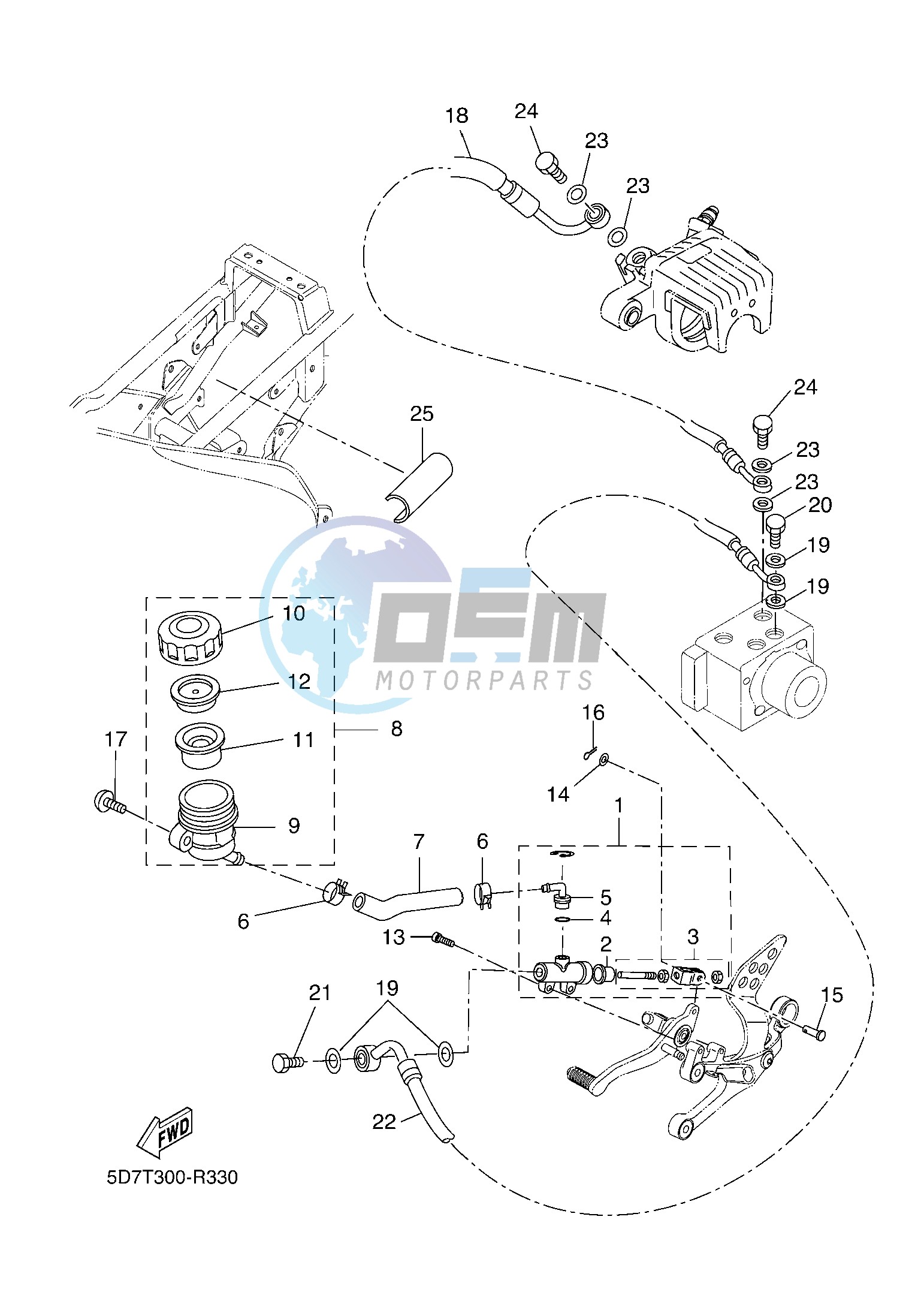 REAR MASTER CYLINDER