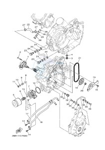 YXE700 YXE70WPAJ WOLVERINE R (B3D5) drawing OIL PUMP