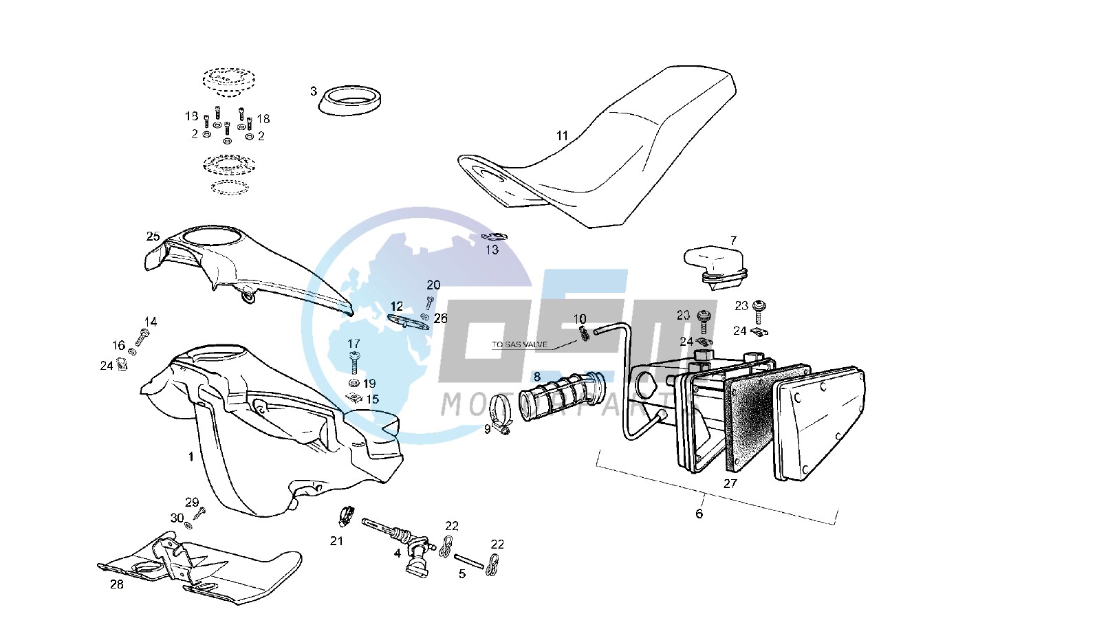 FUEL TANK - SEAT