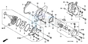 CB1000R9 France - (F / CMF) drawing WATER PUMP