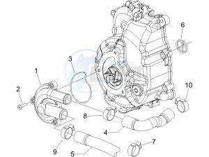 GTV 250 ie UK drawing Cooler pump