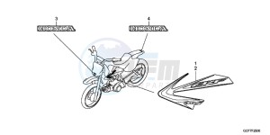 CRF70FC drawing STRIPE/MARK