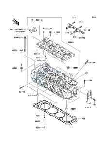 JET_SKI_STX-15F JT1500ACF EU drawing Cylinder Head