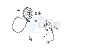 GPR NUDE SPORT - 50 CC drawing GENERATOR