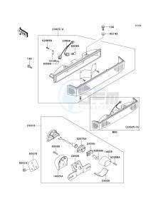 ZG 1200 B [VOYAGER XII] (B15-B17) [VOYAGER XII] drawing TAILLIGHT-- S- -